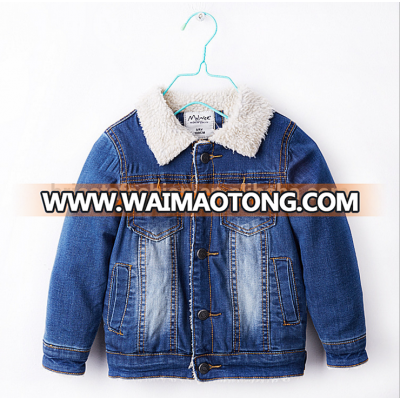 Wholesale Boy Infant Thick Denim Popular Coat Baby Clothes